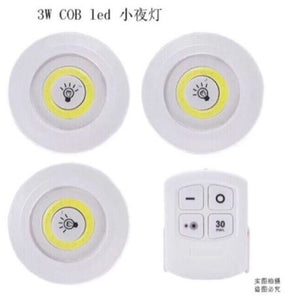 Led light with remote control set of 3 Emergency light