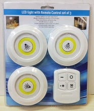 Load image into Gallery viewer, Led light with remote control set of 3 Emergency light
